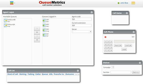 QueueMetrics Screenshot
